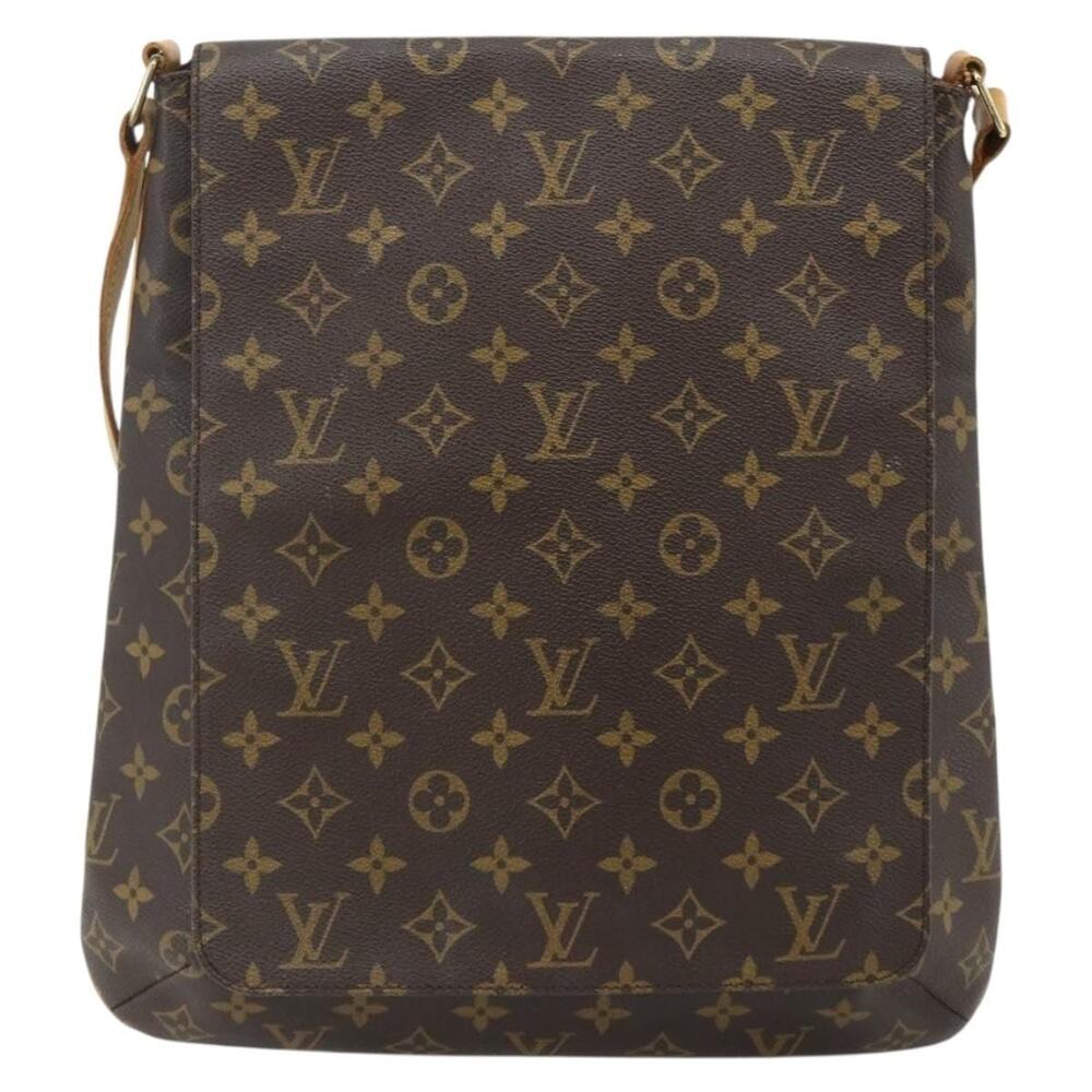 Louis Vuitton Monogram Musette Shoulder Bag Brown